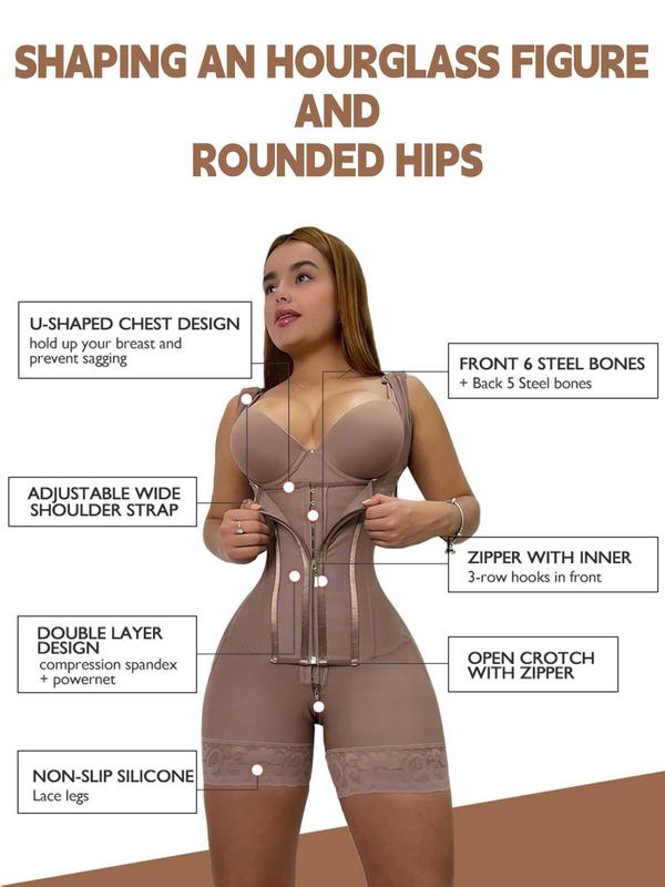 Zipper Corset Shapewear