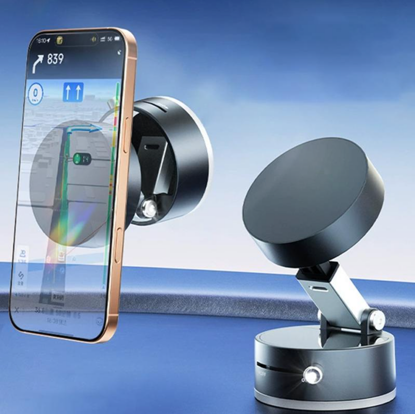 Vacuum Sealed Portable Phone Mount