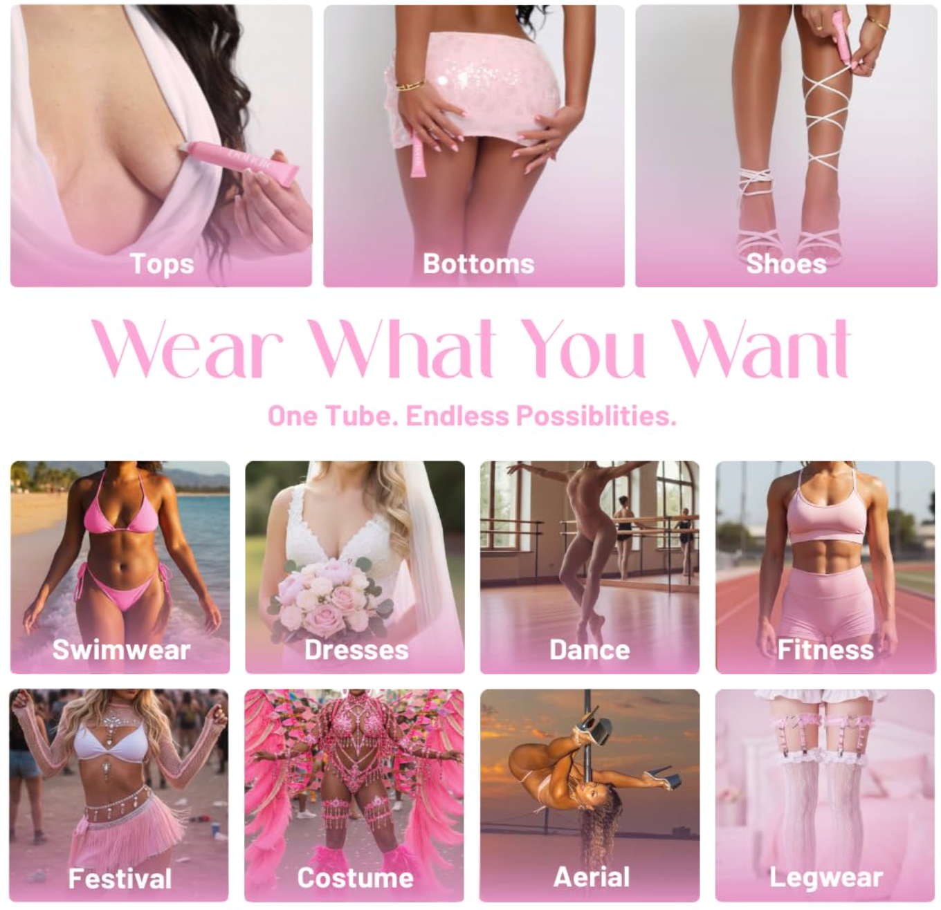 Pink Sugar Body Adhesive