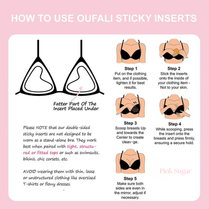 Pink Sugar Push Up Sticky Inserts