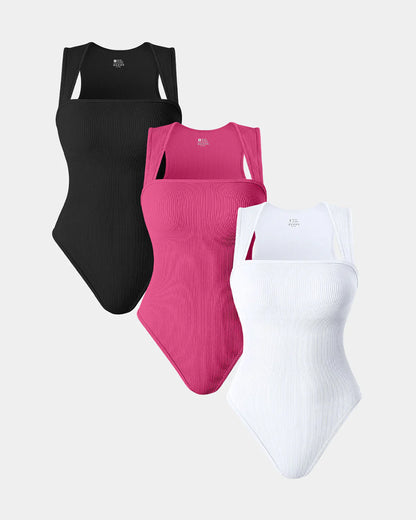 3 Piece Tummy Control Bodysuits