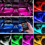 Car Interior Ambient Lights- (Contains 4 light bars)