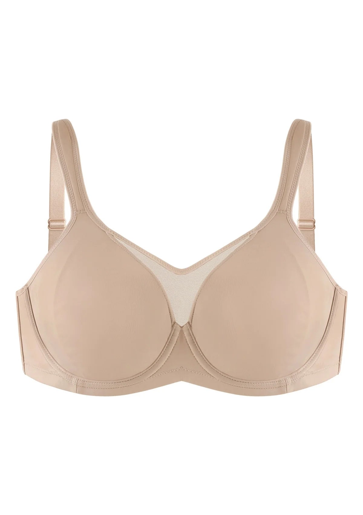 Cooling Underwire Minimizer Bra
