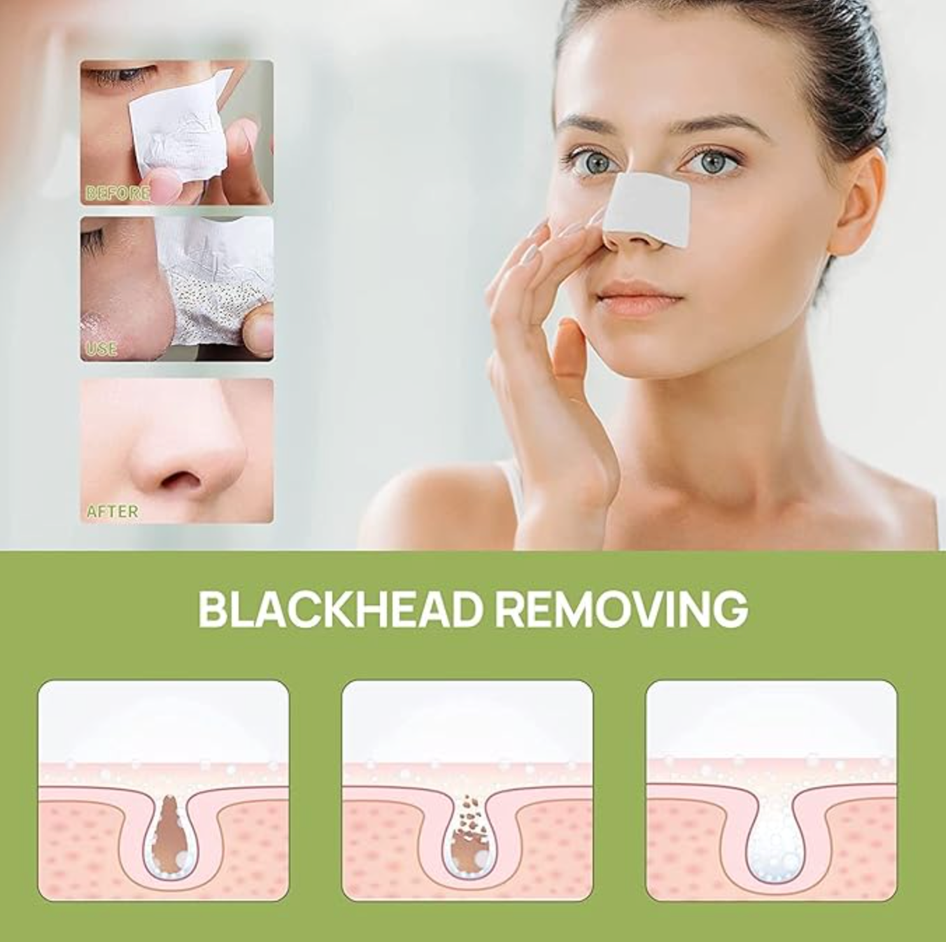 Blackhead Pore Removing Strips