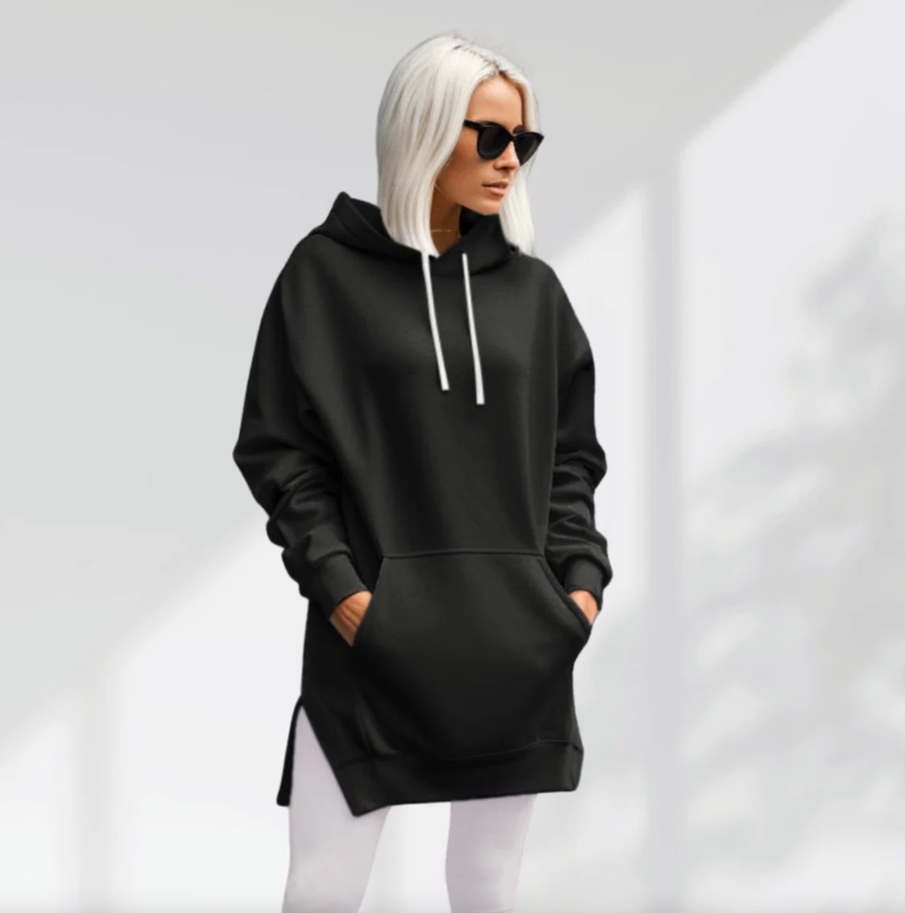 PinkSugar Oversized Hoodie Dress