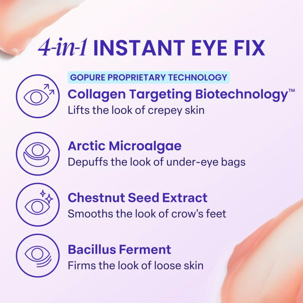 Instant Eyelift Gel - For Puffiness & Bags, Wrinkles, Fine Lines and Dark Circles