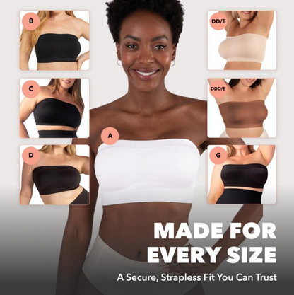 Convertible Strapless Bandeau Bra with Wireless Comfort
