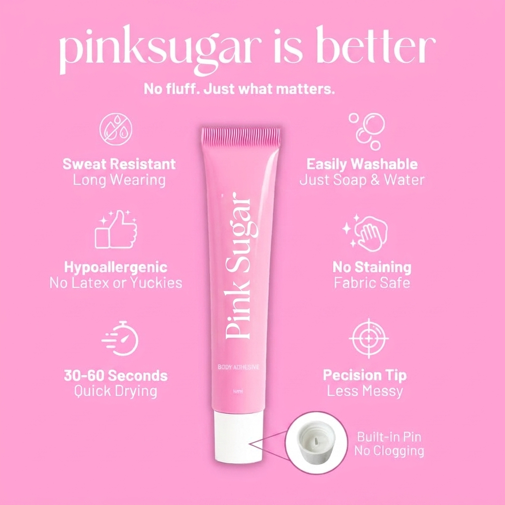 Pink Sugar Body Adhesive