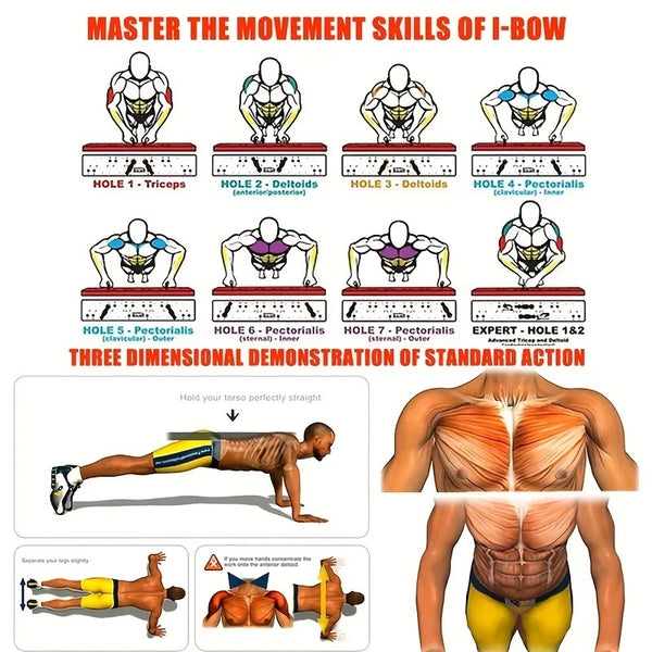 9 in 1 Pushup Machine