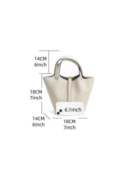 Leather Bucket Bag